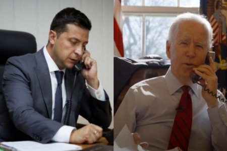 Bayden Ukrayna prezidenti ilə telefonla danışıb