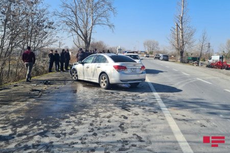 Bakı-Şamaxı-Yevlax yolunda ölümlə nəticələnən qəza olub - FOTO  - VİDEO